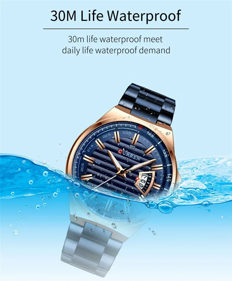 CURREN Men Watch 8375