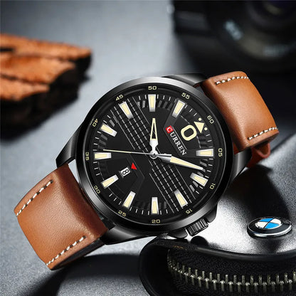 CURREN 8365 Luxury Leather